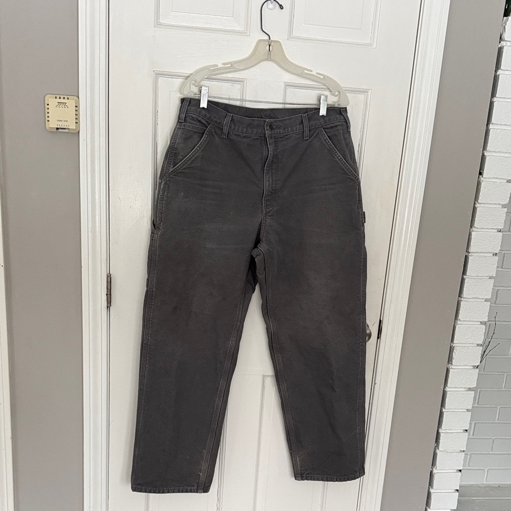 Carhartt Men's Flannel-Lined work pants 36 x 30 carpenter style